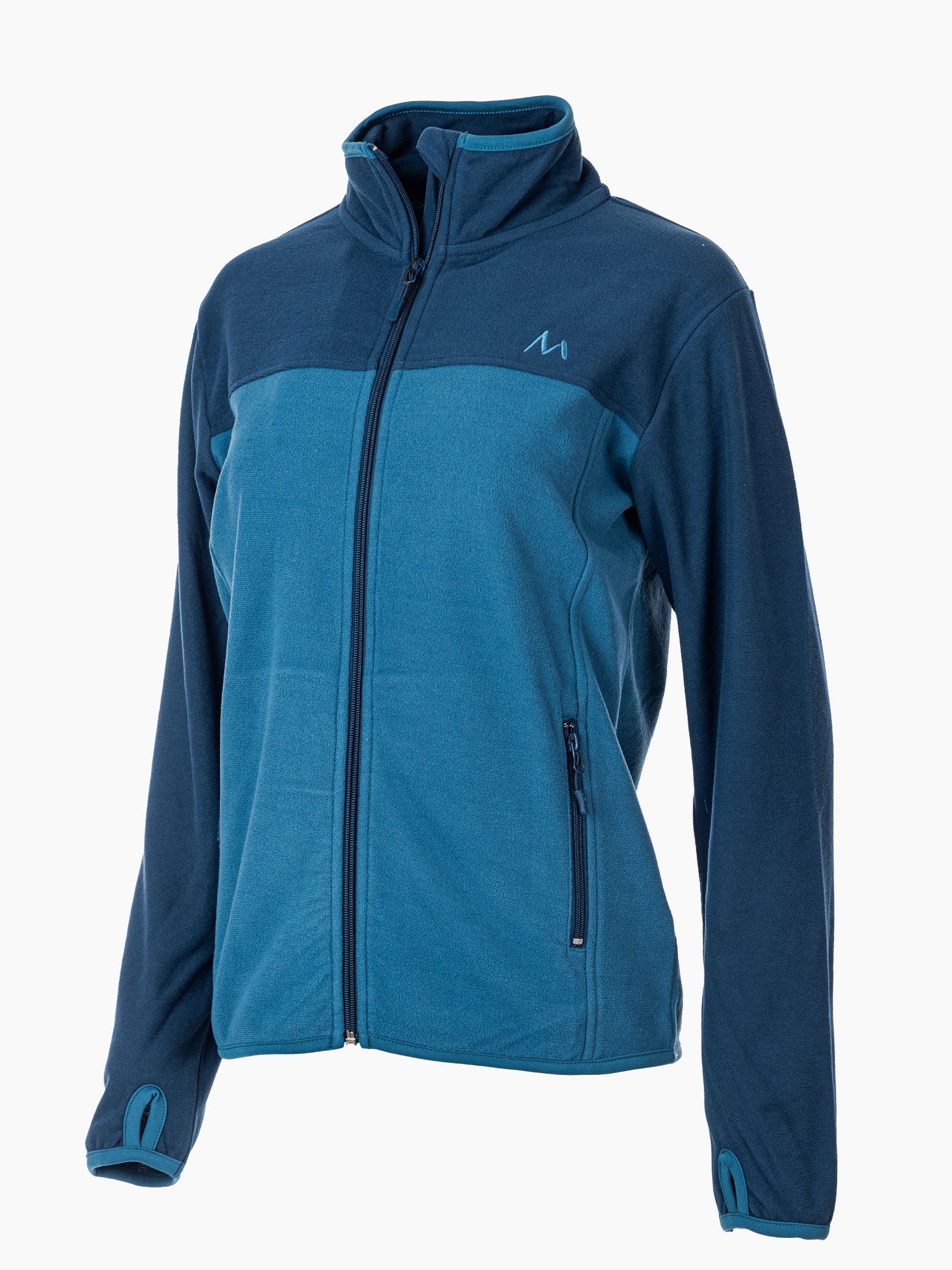 Utne dame MoveOn fleecejakke - Blue teal/ Ashes