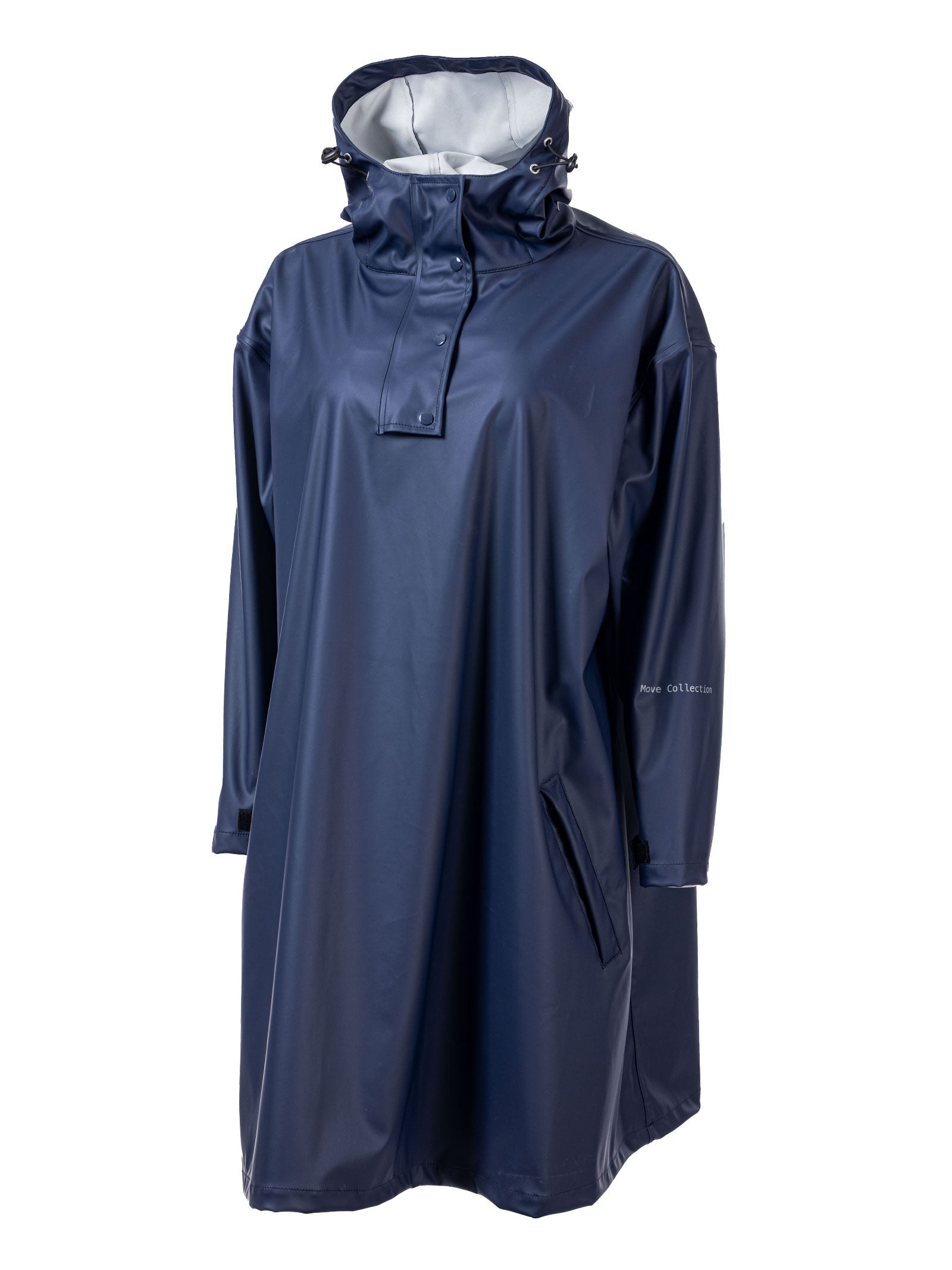Dame regnponcho Ruskevær – Marineblå