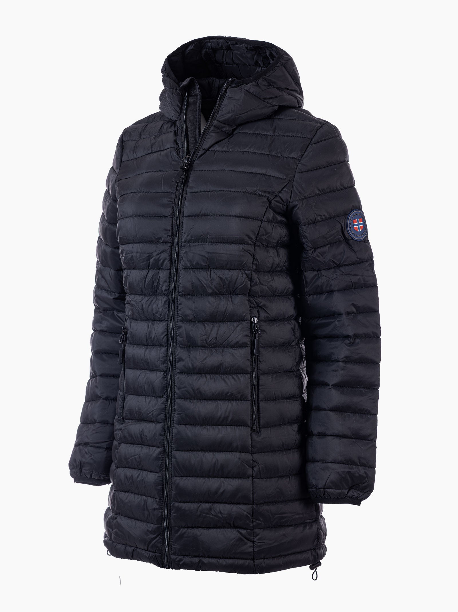 Bismo dame lang jakke m/ hette - Sort