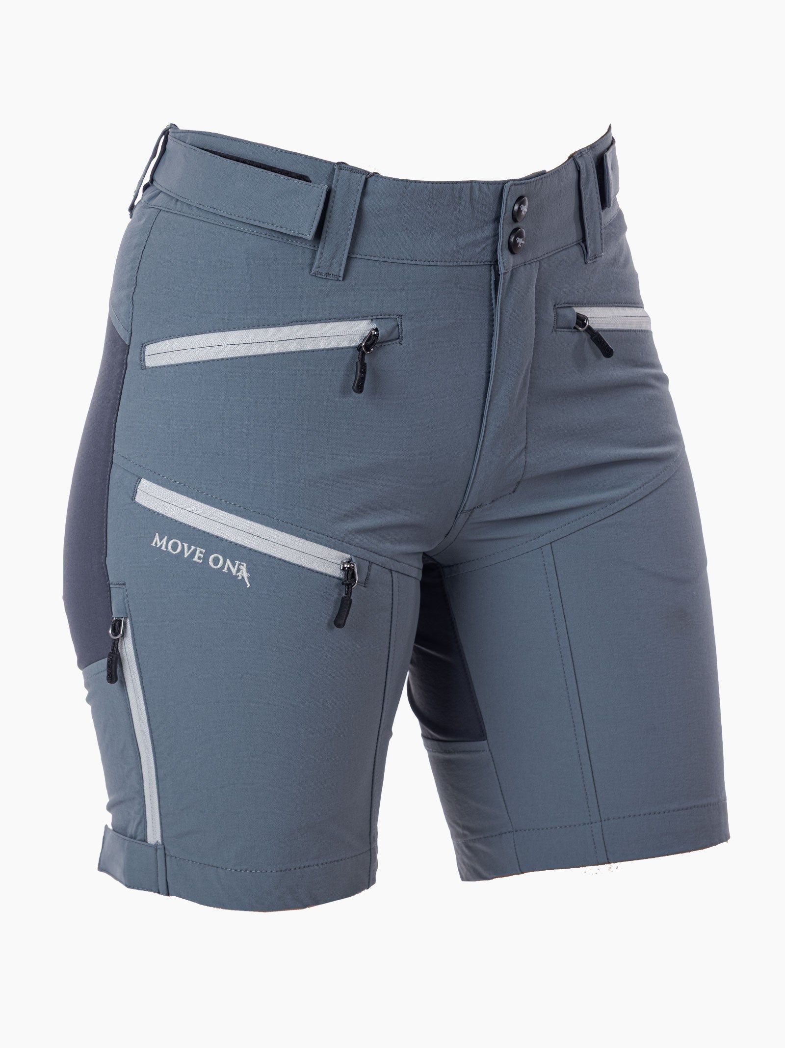 Move On Odda Dame Shorts – Grønnblå/Grå/Isblå