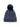 Norweave kabelstrikket lue med dusk dame Marine