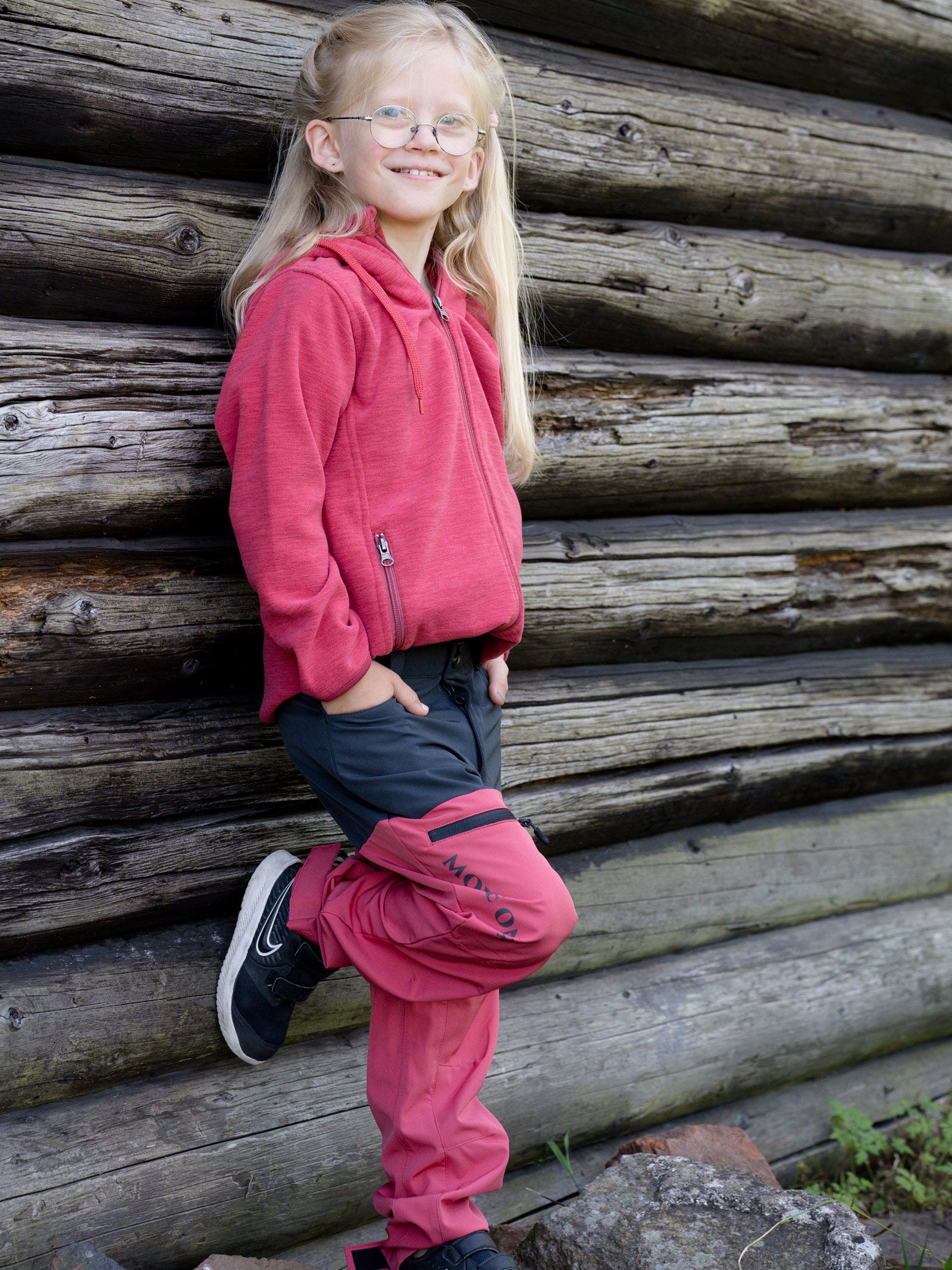 Mandal barn MoveOn turbukse - Granitt/Mineral rose