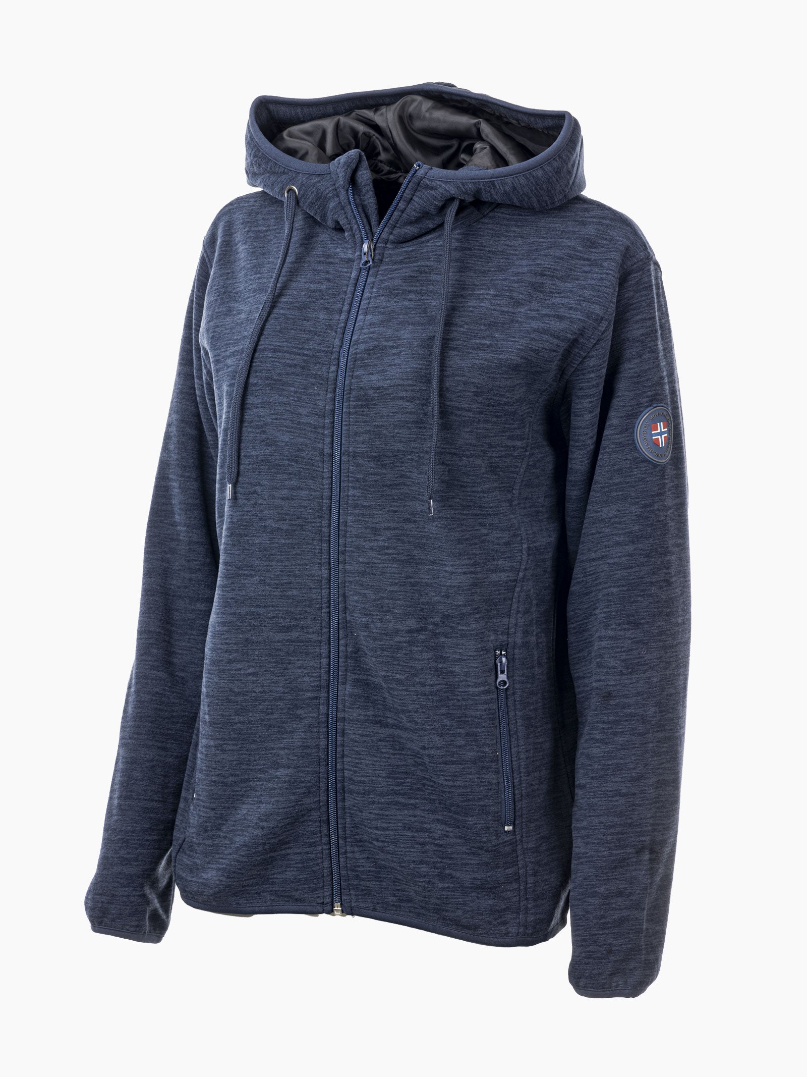 Beito dame MoveOn fleece med hette - Mood Indigo