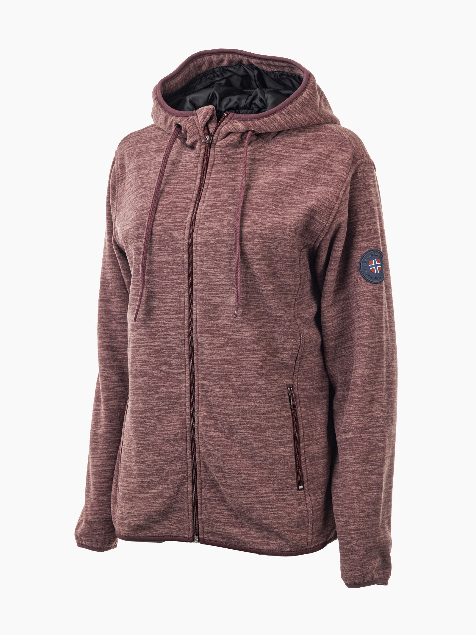 Beito dame MoveOn fleece med hette - Rose Taupe