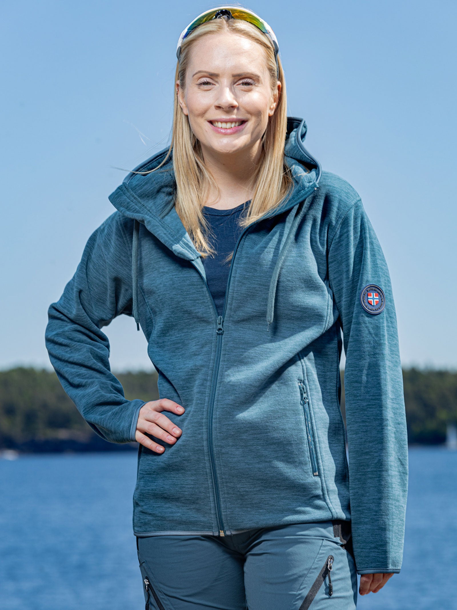 Geilo dame fleece med hette - Orion