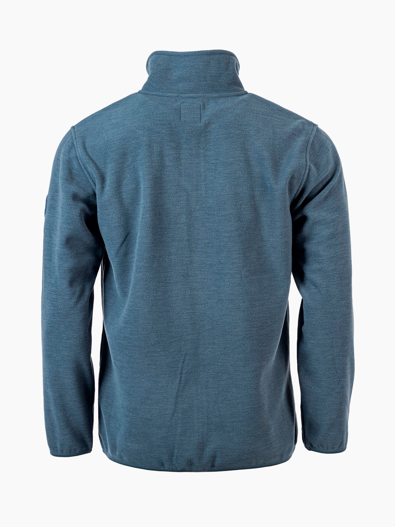 Geilo herre fleece u/hette og med badge - Iron Blue