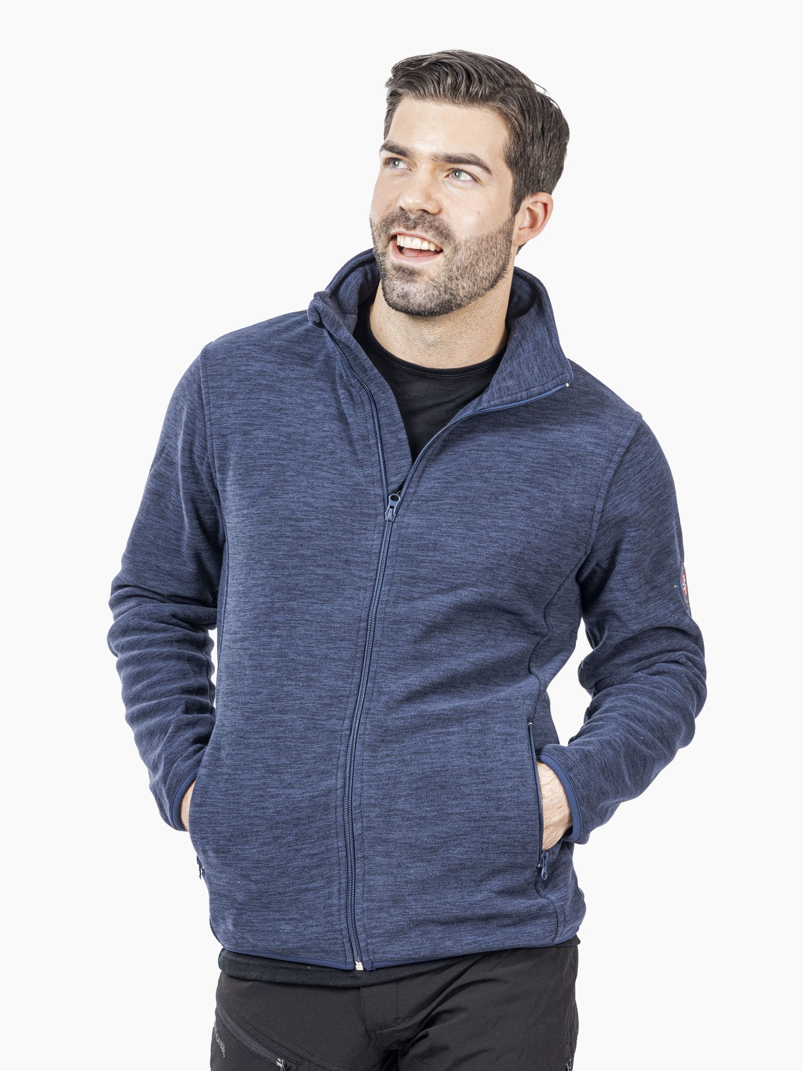 Geilo herre fleece uten hette - Mood Indigo