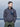 Kollen halfzip fleece herre Granitt/Blå