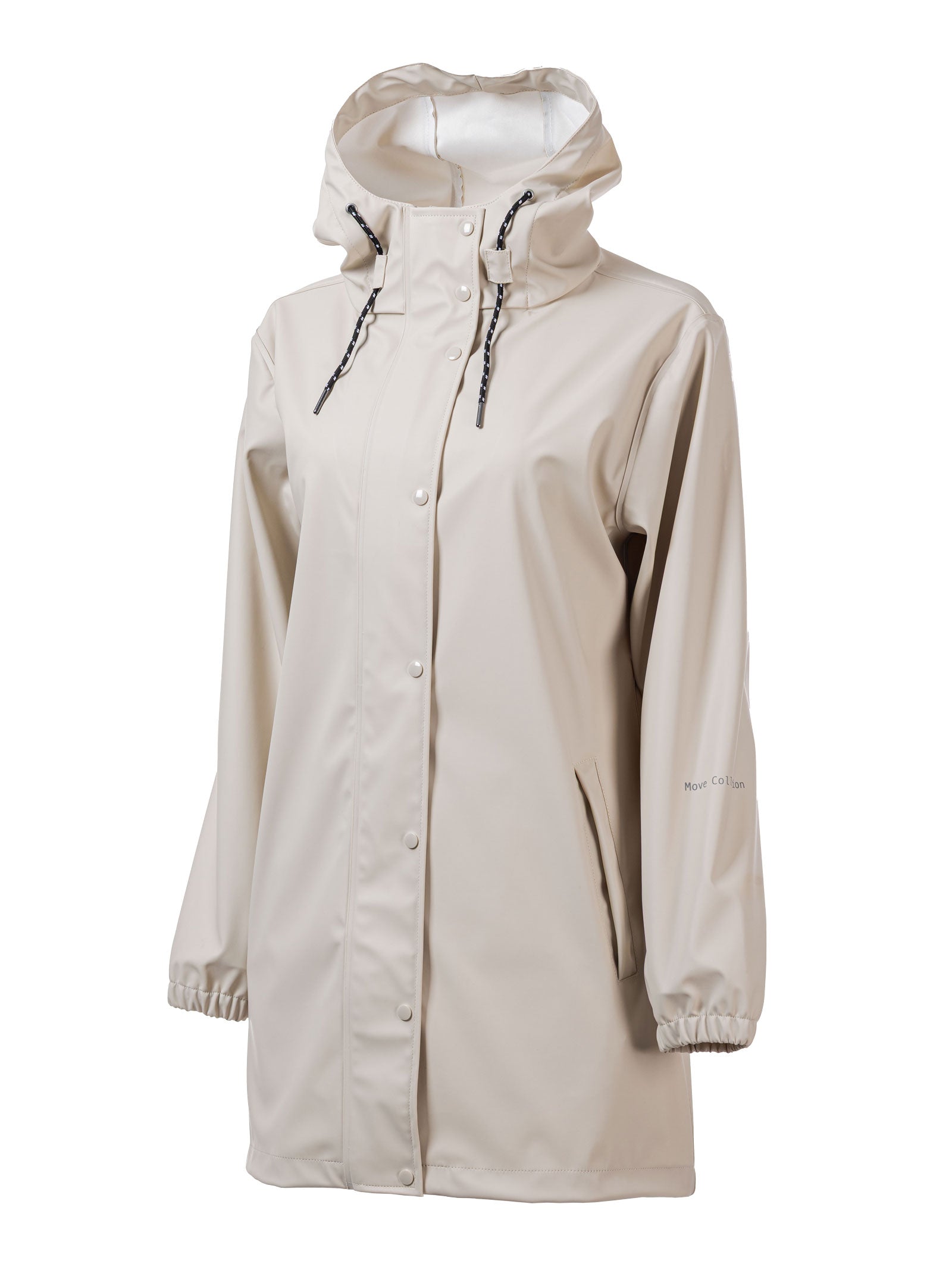 Dame klassisk regnjakke Duggregn – Lys beige