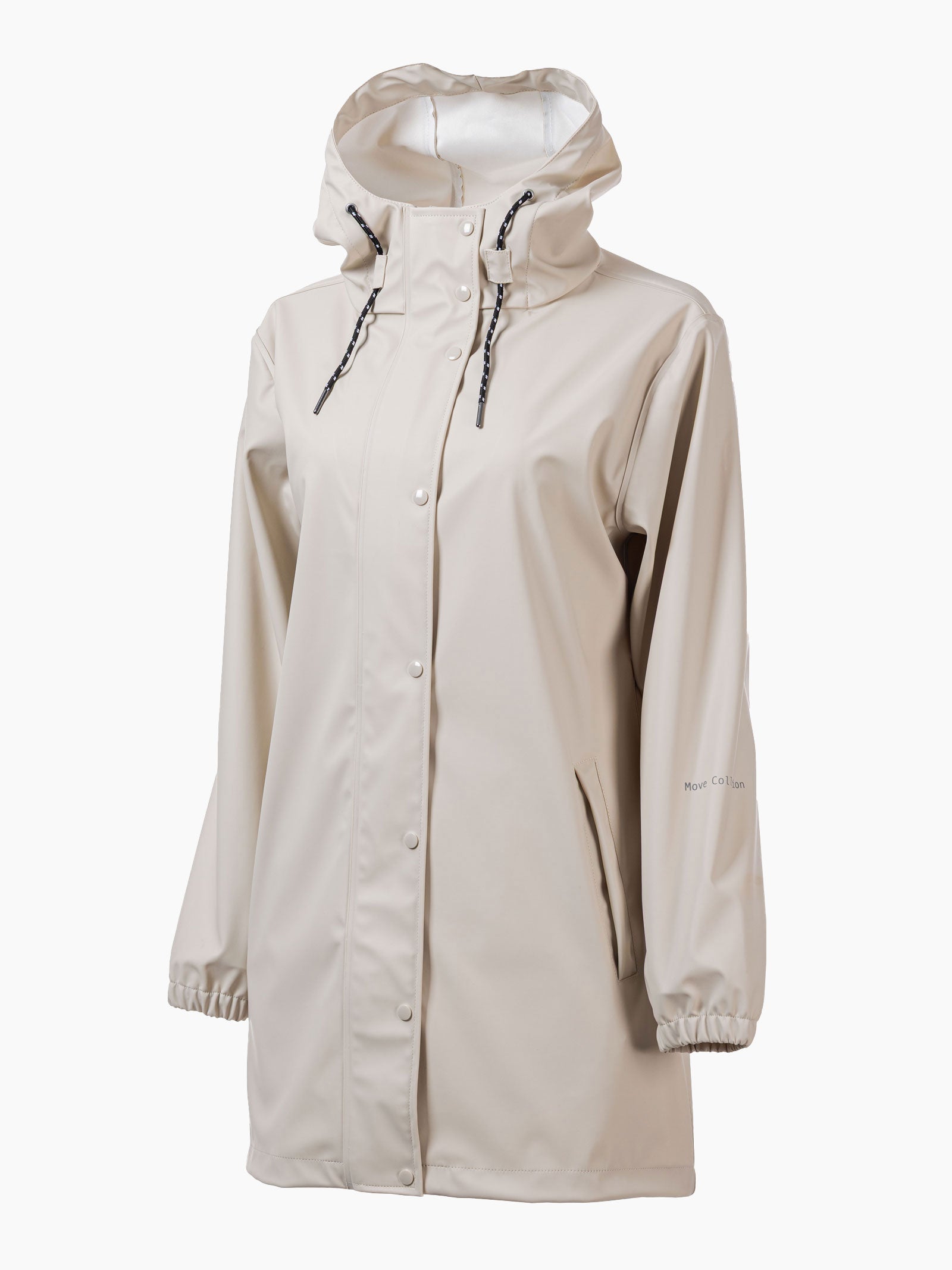 Dame klassisk regnjakke Duggregn – Lys beige