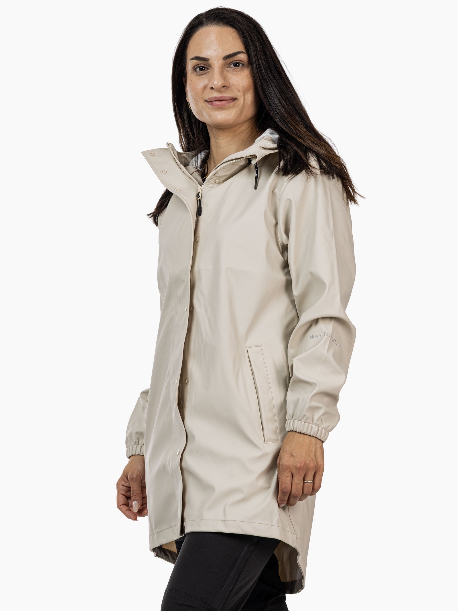 Pakketilbud – Duggregn regnjakke + Lyngen turbukse til dame i Lys beige/Sort – kun 1 099 kr