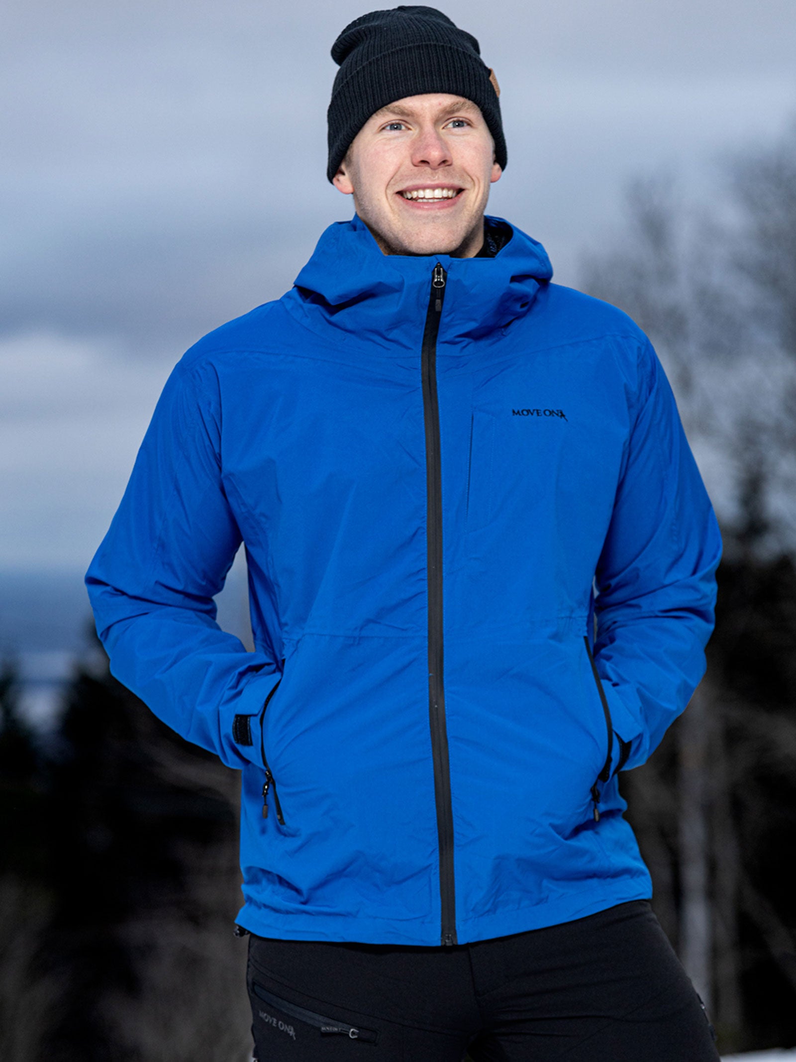 Lyngen herre MoveOn turjakke - Sea Blue