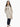Dame lang regnjakke Regnfall – Lys beige