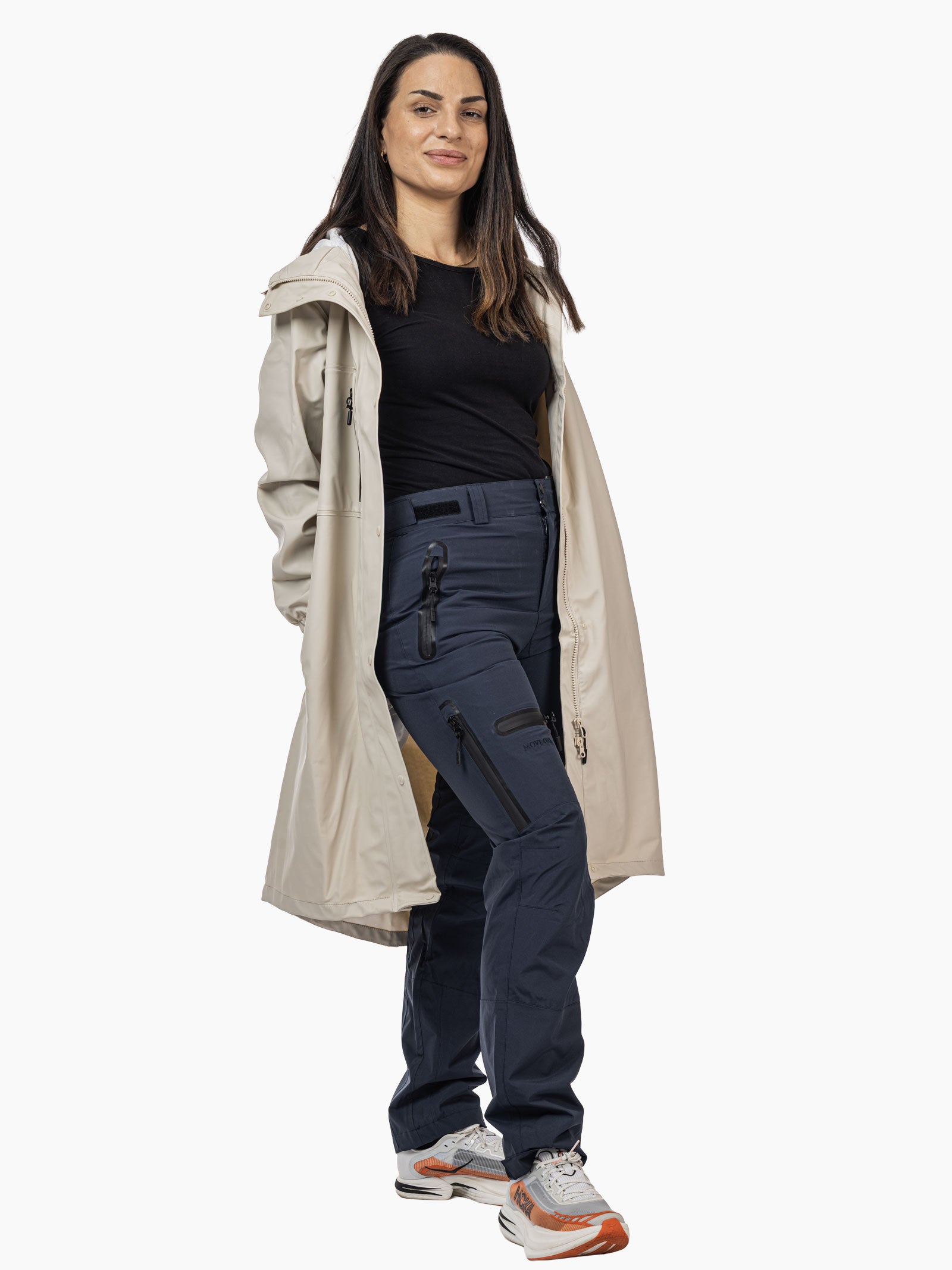 Pakketilbud – Regnfall regnjakke + Lyngseidet turbukse til dame i Lys beige/Midnight – kun 1 299 kr
