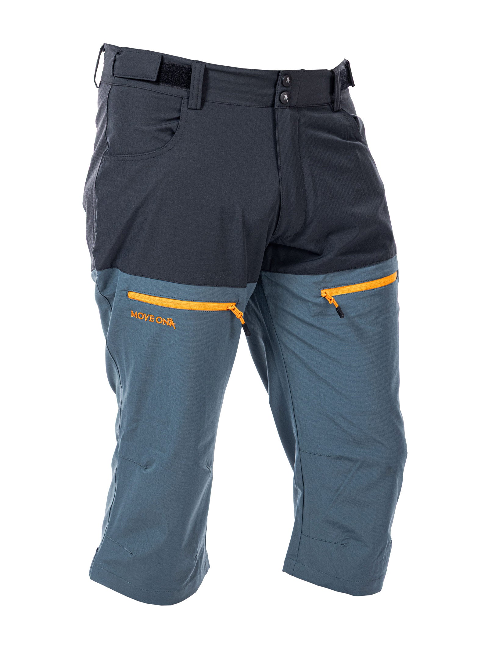 Arendal herre MoveOn piratshorts - Granitt/Iron blue/Mango