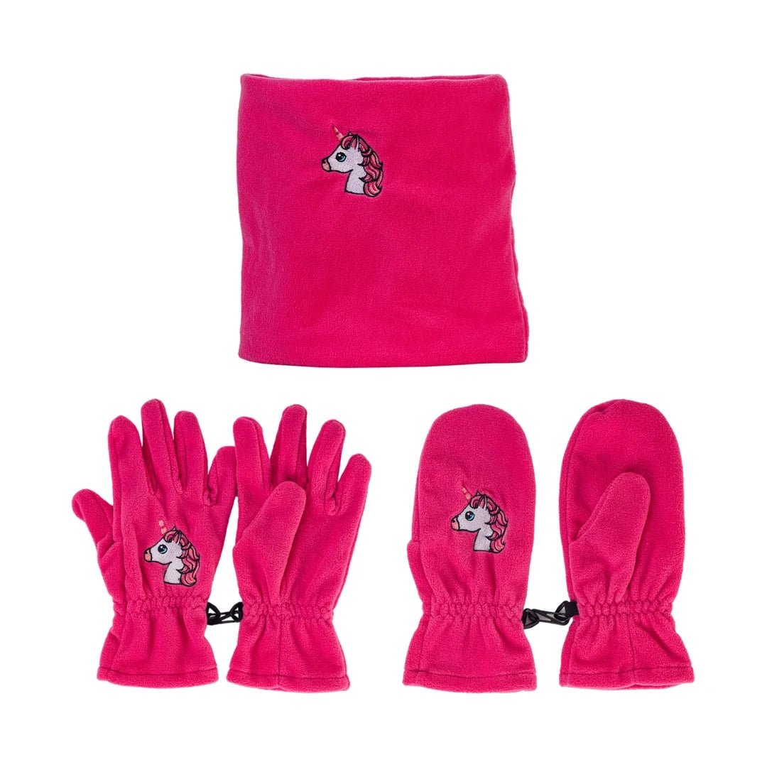 Pakketilbud – Molly hals, votter og vanter til barn fra Salto