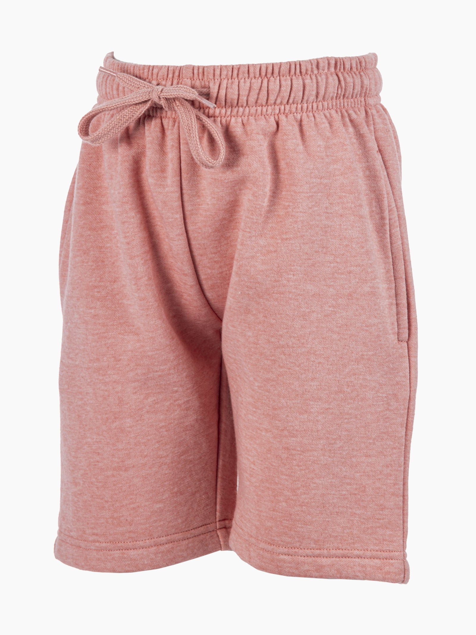 Papa barn sweatshorts uten print - Rosa