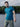 Saltnes bambus t-skjorte herre Deep blue